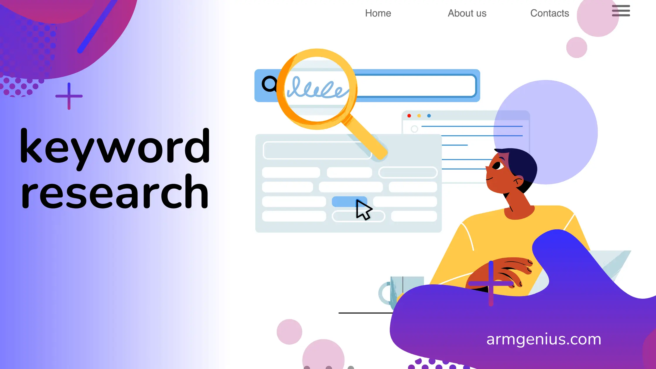 Keyword Research by arm genius