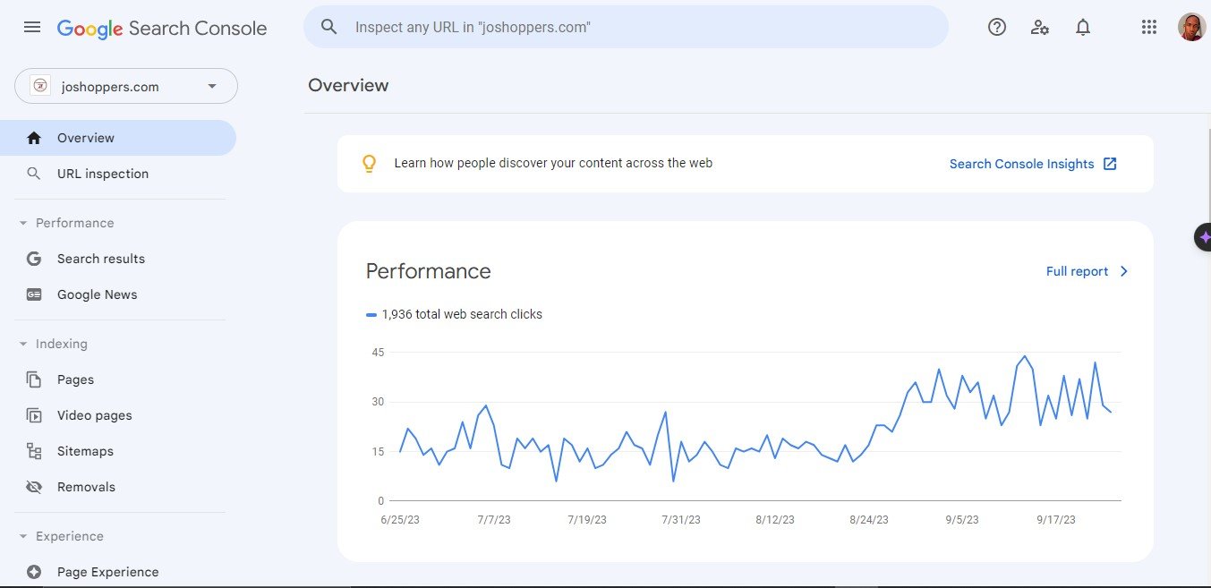 google search console